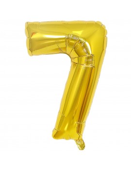 7 Rakam Gold Folyo Balon 100 cm