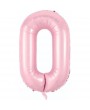 0 Rakam Pembe Folyo Balon 76 cm