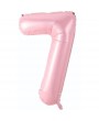 7 Rakam Pembe Folyo Balon 76 cm