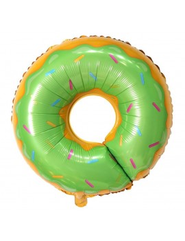 Donut Folyo Balon Yeşil 80 cm