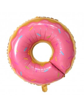 Donut Folyo Balon Pembe 80 cm