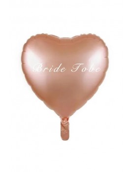 Kalp Folyo Balon Rose Gold Brıde To Be Yazılı 1 Adet 45 cm