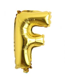 F Harfi Gold Folyo Balon 40 cm