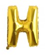 H Harfi Gold Folyo Balon 40 cm