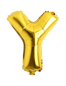 Y Harfi Gold Folyo Balon 40 cm