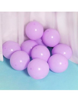 12 İnç Makaron Balon Lila - 10'lu Paket