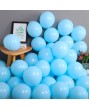 12 İnç Makaron Balon Mavi - 10'lu Paket