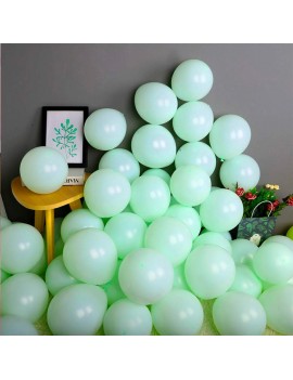 12 İnç Makaron Balon Yeşil - 10'lu Paket