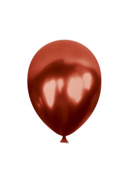 Metalik Balon Bordo - 10'lu Paket