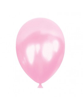 Metalik Balon Pembe - 10'lu Paket