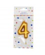 GOLD 4 RAKAM MUM 12 CM